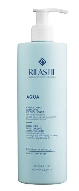 ganassini cosmetic rilastil aqua latte corpo 400 ml nf rilastil ean 8055510241902