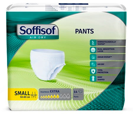 silc pannolone per incontinenza soffisof pull up air dry small 14 pezzi soffisof ean 8007300009124