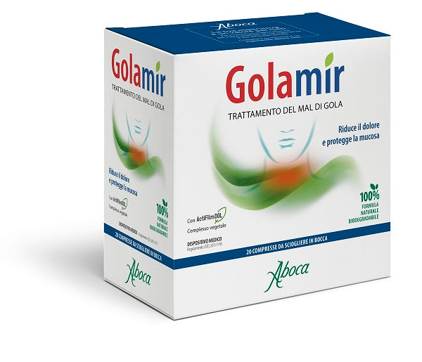 aboca spa societa agricola golamir 20 compresse orosolubili golamir ean 8032472029724