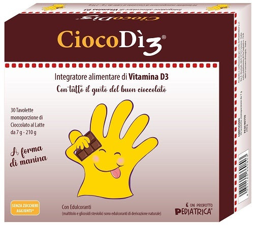 pediatrica ciocodi3 30 tavolette di cioccolato pediatrica ean 8051160660803