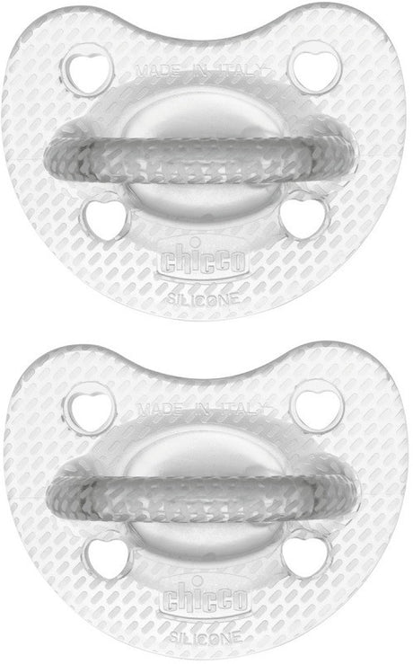 artsana chicco chicco gommotto silicone crystal 16 36 mesi 2 pezzi chicco ean 8058664175499