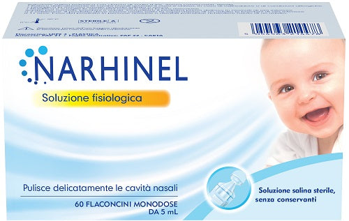 haleon italy soluzione fisiologica per aspiratore nasale narhinel 60 flaconcini da 5 ml narhi ean 5054563214478
