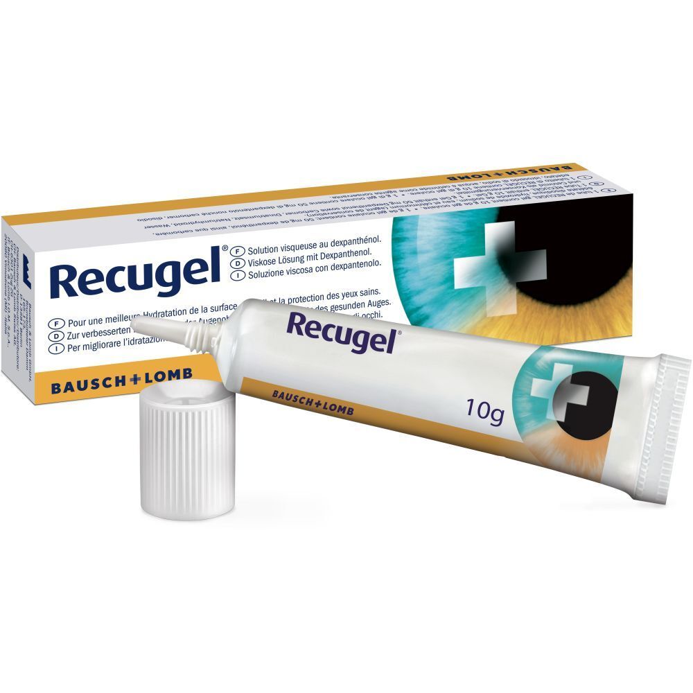 Recugel Gel para ojos Dexapantenol Tubo 10 G Recugel
