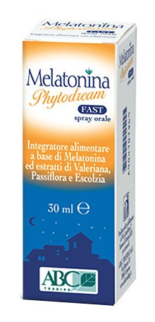 a b c trading melatonina phytodream fast 30 ml abc trading ean 8059692670383
