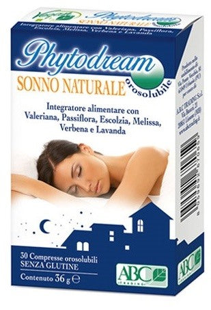 a b c trading sonno naturale phytodream 30 compresse orosolubili ean 8059692670659