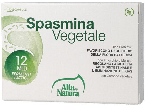 alta natura inalme spasmina vegetale 30 capsule alta natura ean 8050534210941