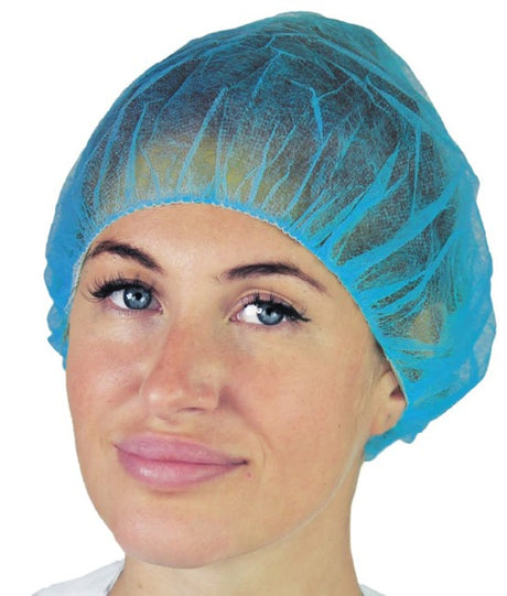 bericah cuffia tonda in tnt polipropilene elastico circolare diametro 53 cm codice colore azzurro 100 pezzi ean 8024151700666