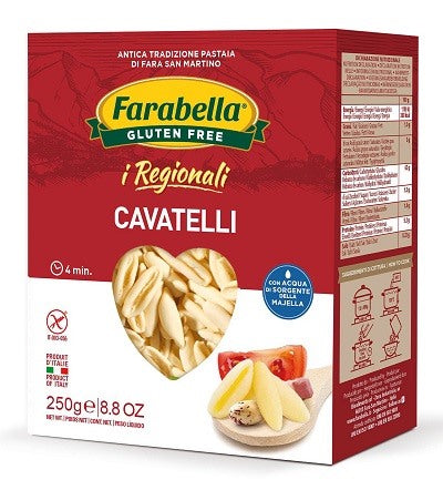 bioalimenta farabella cavatelli i regionali 250 g farabella ean 8056774002742