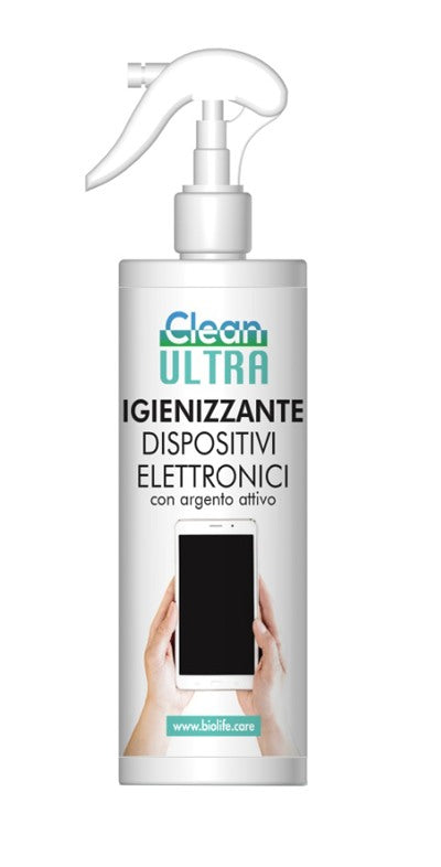 biolife clean ultra igienizzante dispositivi elettronici 250 ml biolife ean 8059973708453