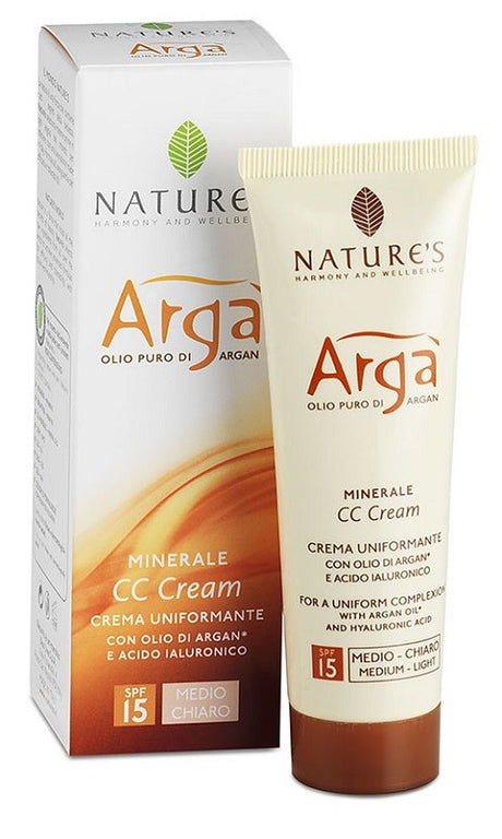 bios line spa arga cc cream viso medio chiara 50 ml natures natures ean 8030243008374