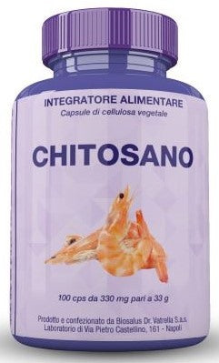 biosalus di vatrella a chitosano 100 capsule 330 mg