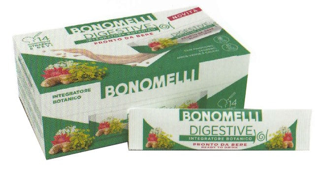 bonomelli integratore botanico digestive 14 sticks ean 8001840005073