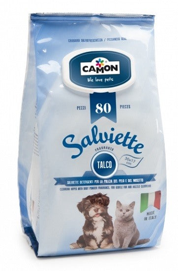 camon spa salviette talco 80 pezzi camon ean 8019808167152