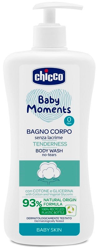chicco artsana spa chicco baby moments bagno tenerezza 500 ml chicco ean 8058664138364