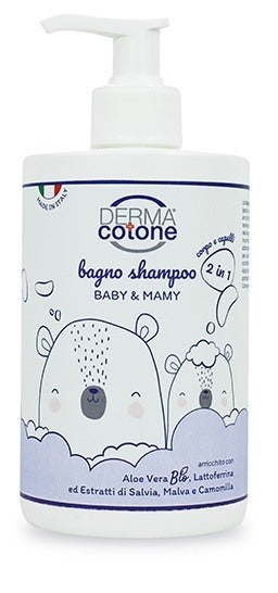 da ma distribuzione dermacotone bagno shampoo 2 in 1 corpo e capelli baby mamy 500 ml dermacotone ean 8052283171122