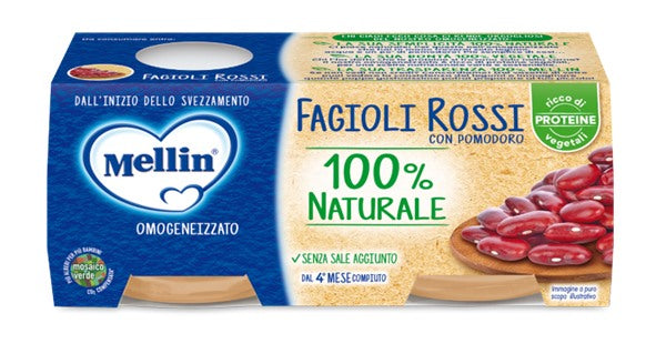 danone nutricia soc ben mellin omogeneizzato fagioli rossi 2 x 80 g mellin ean 5900852051050