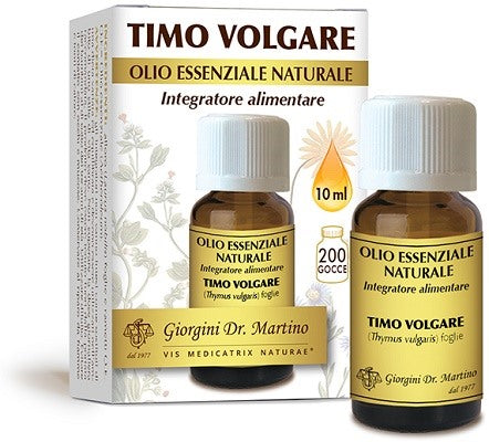 dr giorgini ser vis srl timo volgare olio essenziale naturale 10 ml giorgini ean 8058045120155