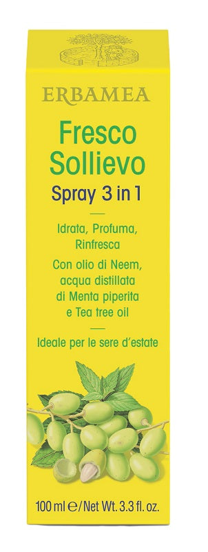 erbamea fresco sollievo spray 3in1 100 ml erbamea ean 8032841634818