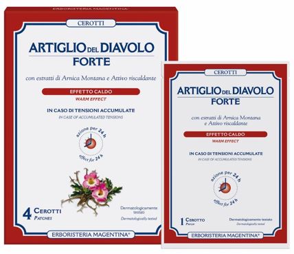erboristeria magentina artiglio forte cerotti 4 pezzi erboristeria magentina ean 8059300786598