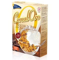 eurospital piaceri mediterranei cerealoro fiocchi riso mais e cioccolato 250 g piaceri meditteranei ean 8028169203232