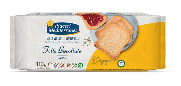eurospital piaceri mediterranei fette biscottate 110 g eurospital ean 8028169207834