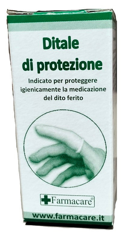 farmacare ditale di protezione curvo misura 6 in lattice farmacare
