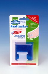 farmaceutici dott ciccarelli raddrizza alluce in gel di silicone bianco semitrasparente sagomata per proteggere e riallineare lalluce evitando lo sfregamento fra il primo e il secondo dito igienepiede 1 pezzo ciccarelli ean 8002140127007