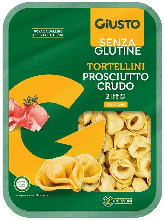 farmafood giusto senza glutine tortellini prosciutto crudo 250 g giusto ean 8058481482527