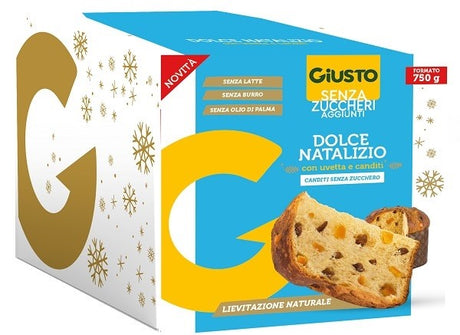 farmafood giusto senza zucchero dolce natalizio panettone 750 g giusto ean 8058481483524