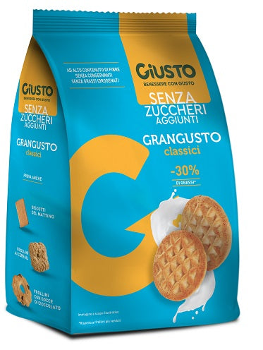 farmafood giusto senza zucchero grangusto classici 350 g giusto ean 8058481481544