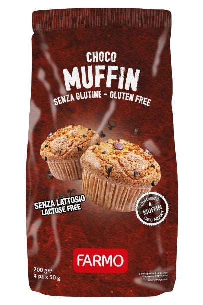 farmo farmo chocomuffin con gocce di cioccolato 4 x 50 g ean 8032715380957