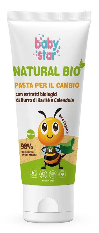 farvima medicinali spa babystar pasta cambio protettiva natural bio 100 ml babystar ean 8032649459521