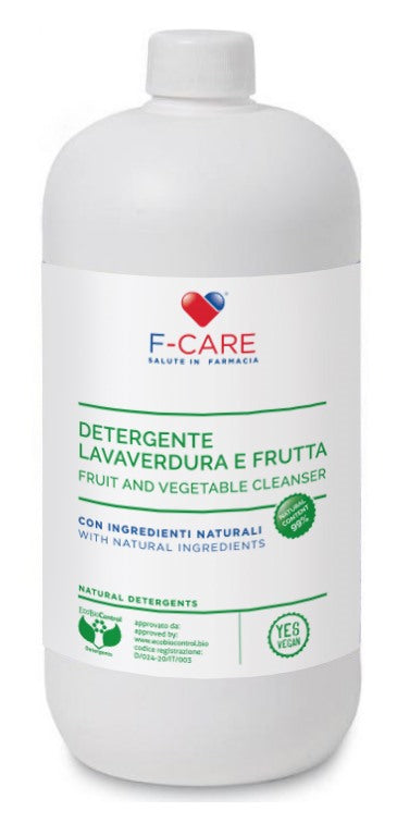 farvima medicinali spa f care detergente verdura frutta bio 1000 ml f care ean 8033462269687