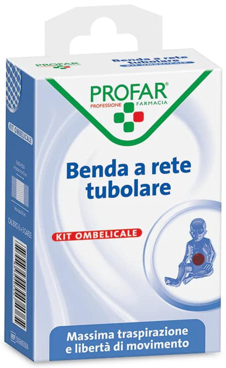 federfarma co benda a rete elastica ombelicale 3 mt tesi 3 garze calibro 6 profar profar