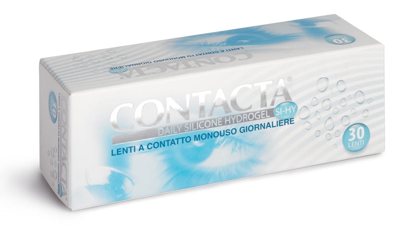 fidia farmaceutici lente a contatto monouso giornaliera contacta daily lens silicone hydrogel 125 30 pezzi contacta ean 9555650192427