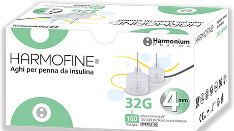 futura srl ago harmofine penna da insulina gauge 32 4mm 100 pezzi g w e ean 8055742000315