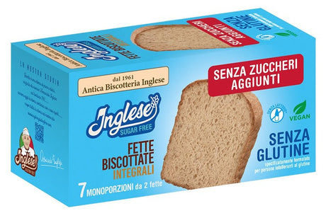 gaia inglese fette biscotti integrali senza zuccheri aggiunti promo 200 g ean 8050450581767