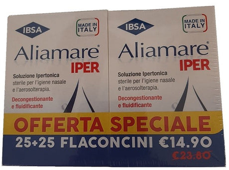 ibsa farmaceutici italia srl aliamare iper 25 25 flaconcini 5 ml bipacco aliamare ean 8053689861235