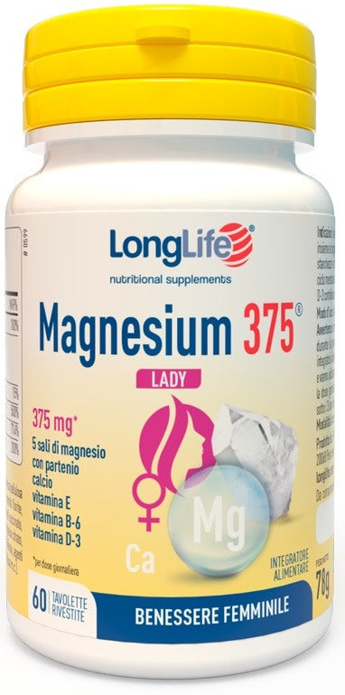 longlife longlife magnesium 375 lady 60 tavolette long life ean 8054521004186
