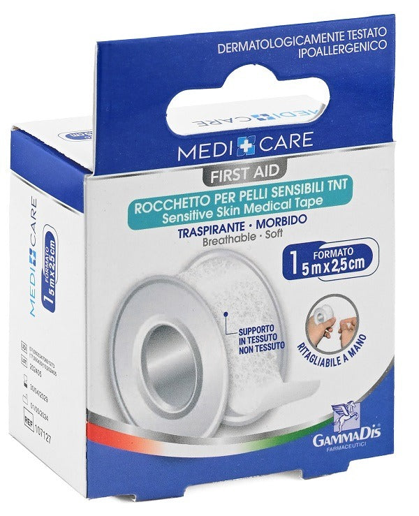 medicare cerotto in rocchetto medicare tnt bianco 500x25 cm medicare ean 8053470801273