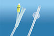 medicoplast international catetere foley ch18 punta chiusa 2 vie 2 fori laterali in lattice ricoperto di silicone 1 pezzo
