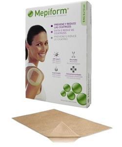 molnlycke health care srl mepiform medicazione atraumatica per cicatrici cheloidi 10x18 cm 5 pezzi molnlycke ean 7333350595609