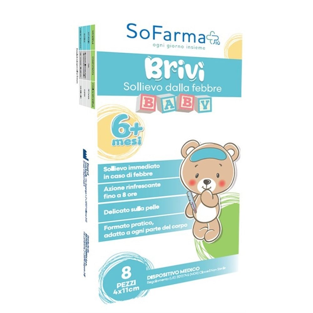 nessuno brivi sollievo dalla febbre 4x11 cm 8 pezzi sofarmapiu ean 8388781621020