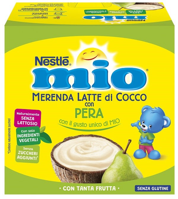 nestle italiana mio merenda latte cocco con pera 4 pezzi ean 8445291309456