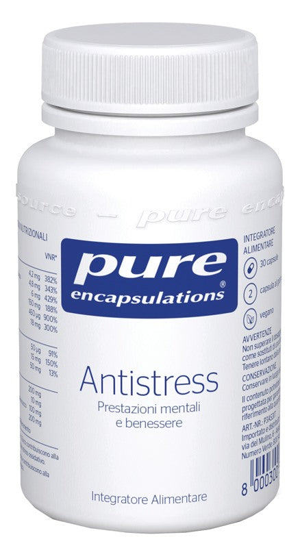 nestle italiana pure encapsulations antistress 30 capsule pure encapsulations ean 8000300395006