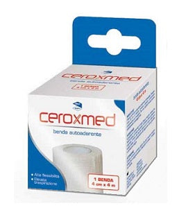 nova argentia ind farm benda elastica autoaderente ceroxmed 4 x 400 cm 1 pezzo ceroxmed ean 8033638954263