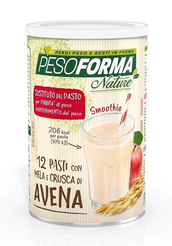 nutrition sante italia pesoforma nature smoothie mela e crusca avena 12 pasti 420 g pesoforma ean 3175681213388