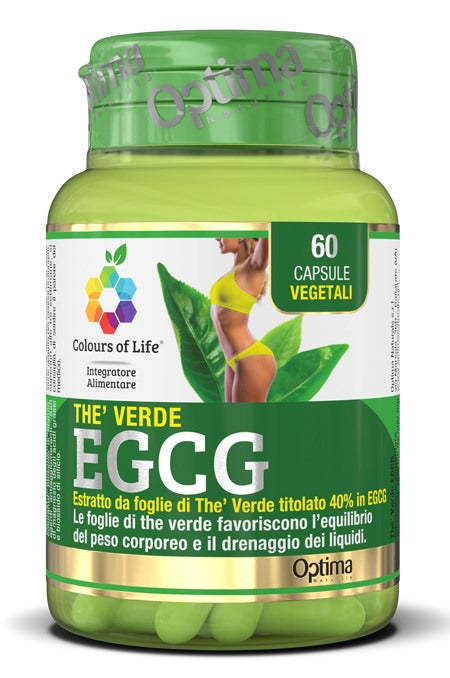 optima naturals colours of life the verde egcg 60 capsule vegetali colours of life ean 8052432435709