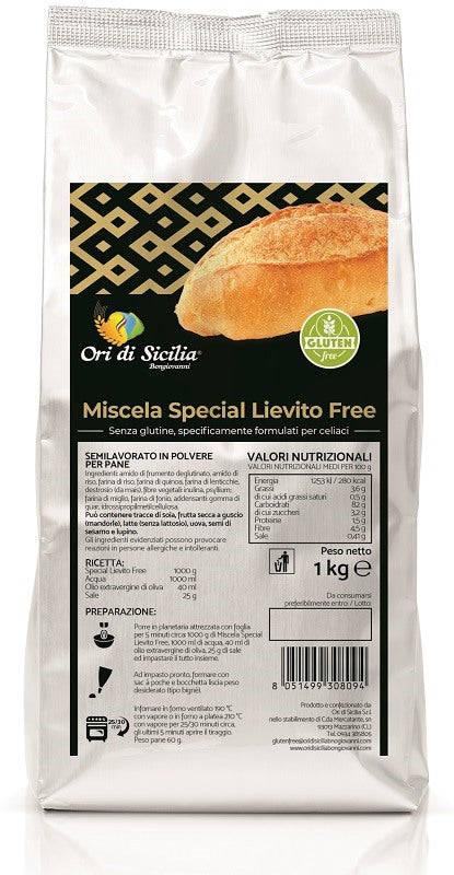 ori di sicilia miscela special lievito free 1 kg ean 8051499308094