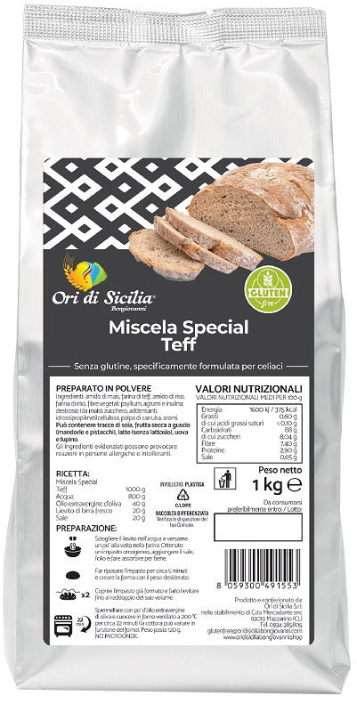 ori di sicilia ori di sicilia mix speciale teff 1 kg ean 8059300491553